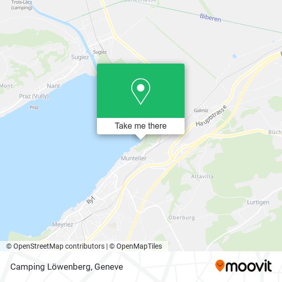 Camping Löwenberg map