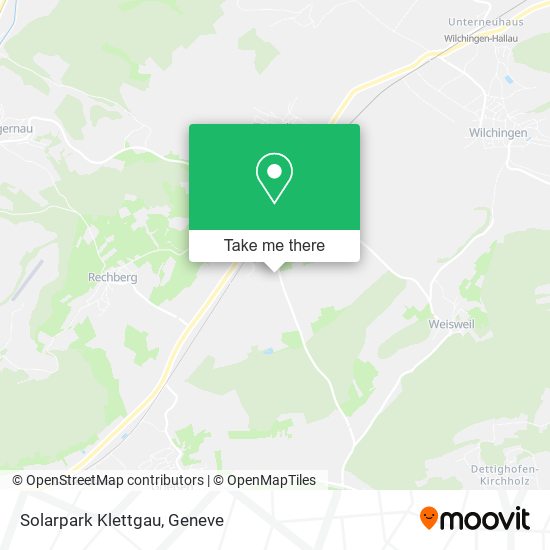 Solarpark Klettgau map