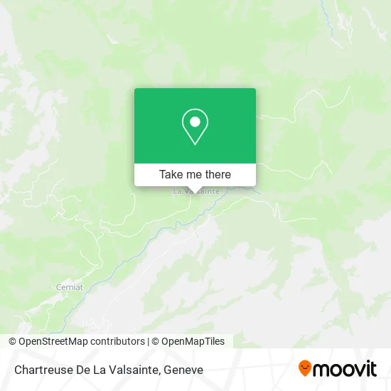 Chartreuse De La Valsainte map