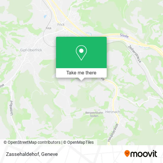 Zassehaldehof map