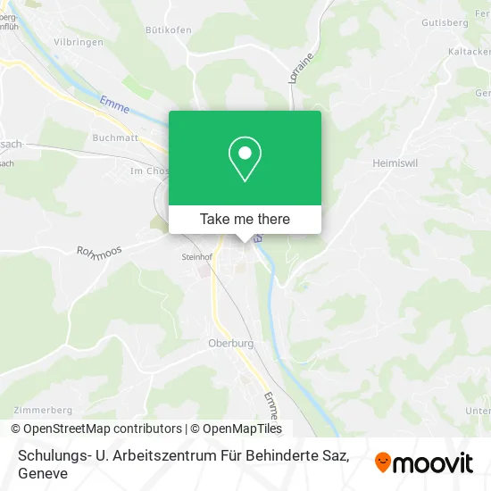 Schulungs- U. Arbeitszentrum Für Behinderte Saz map