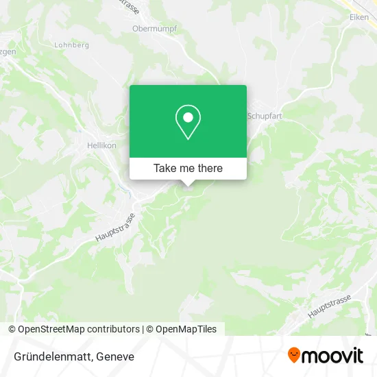 Gründelenmatt map