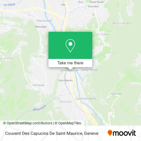 Couvent Des Capucins De Saint-Maurice map