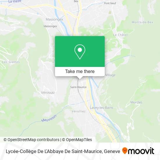 Lycée-Collège De L'Abbaye De Saint-Maurice map