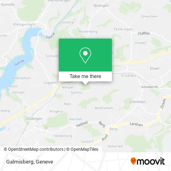 Galmisberg map