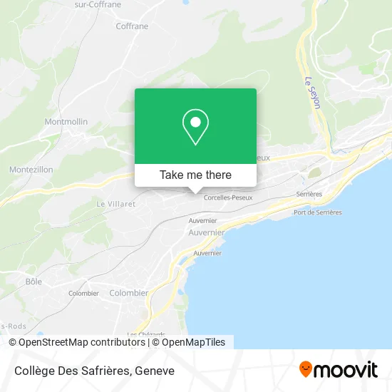 Collège Des Safrières map