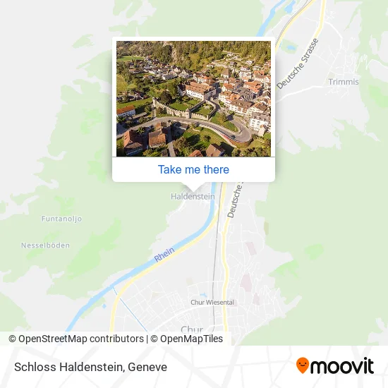 Schloss Haldenstein map