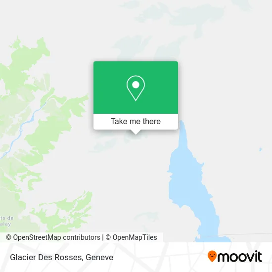 Glacier Des Rosses map