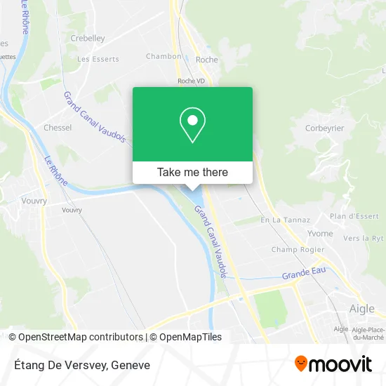 Étang De Versvey map