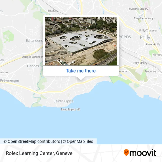 Rolex Learning Center map