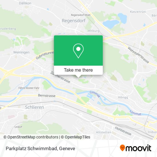 Parkplatz Schwimmbad map