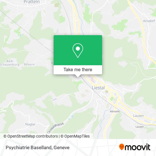 Psychiatrie Baselland map