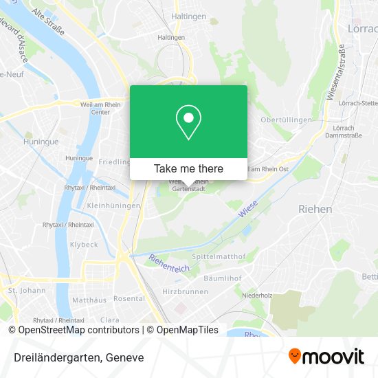 Dreiländergarten map