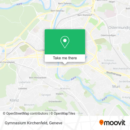 Gymnasium Kirchenfeld map