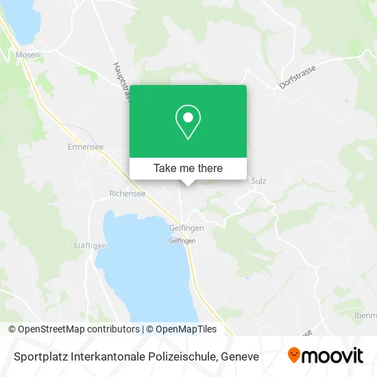 Sportplatz Interkantonale Polizeischule map