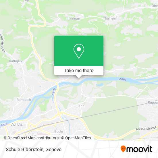 Schule Biberstein map