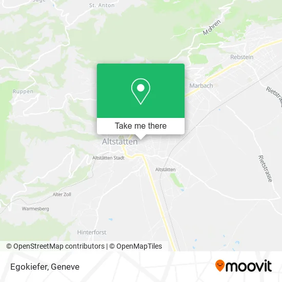 Egokiefer map