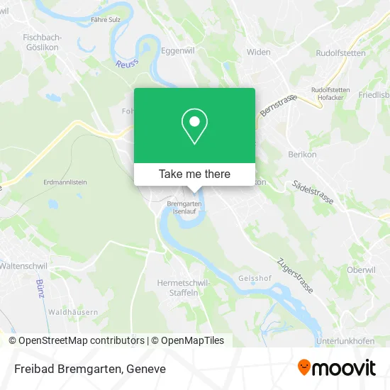 Freibad Bremgarten map