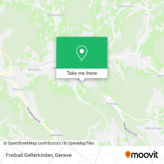 Freibad Gelterkinden map