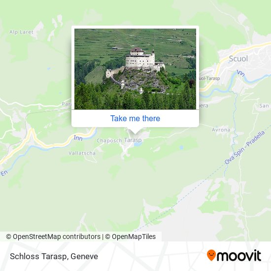 Schloss Tarasp map