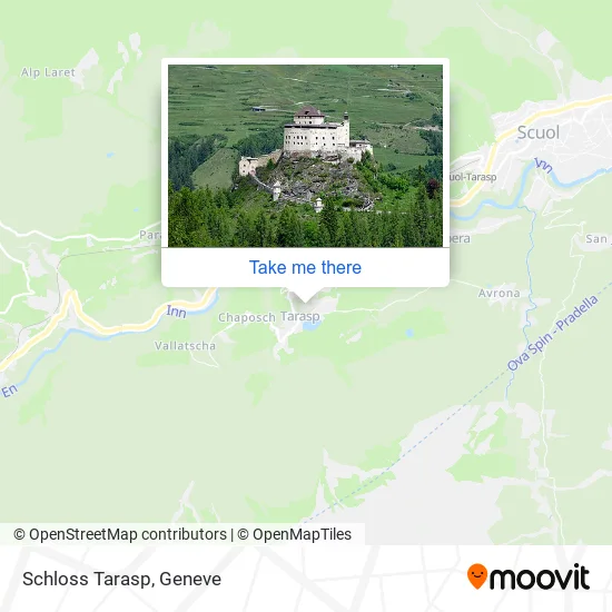 Schloss Tarasp map
