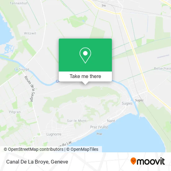 Canal De La Broye map