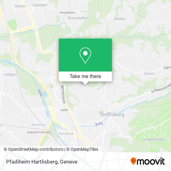 Pfadiheim Hartlisberg map