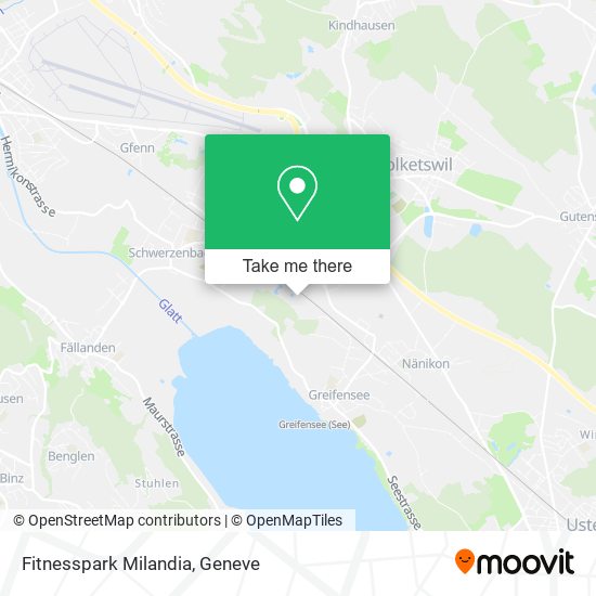 Fitnesspark Milandia map