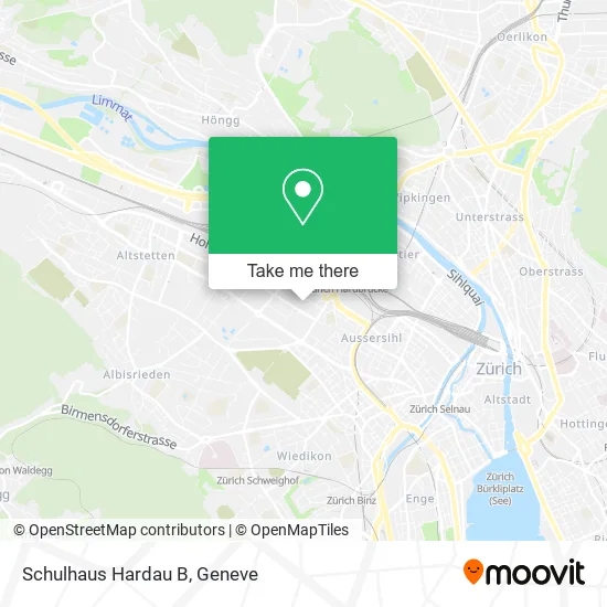 Schulhaus Hardau B map