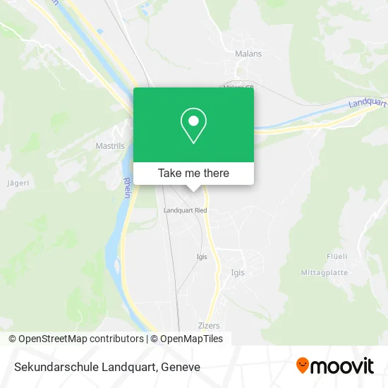 Sekundarschule Landquart map