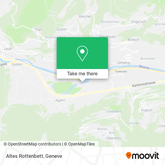 Altes Rottenbett map