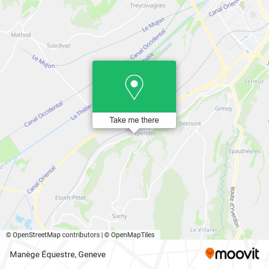 Manège Équestre map