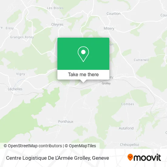 Centre Logistique De L'Armée Grolley map