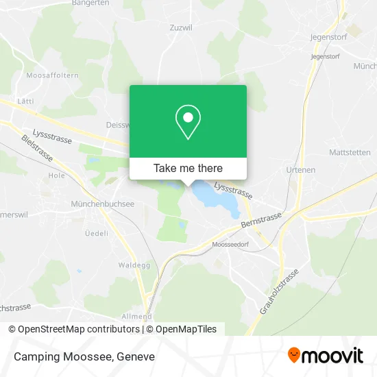Camping Moossee map