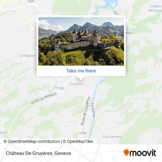 Château De Gruyères map