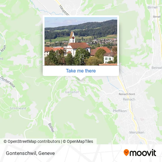 Gontenschwil map