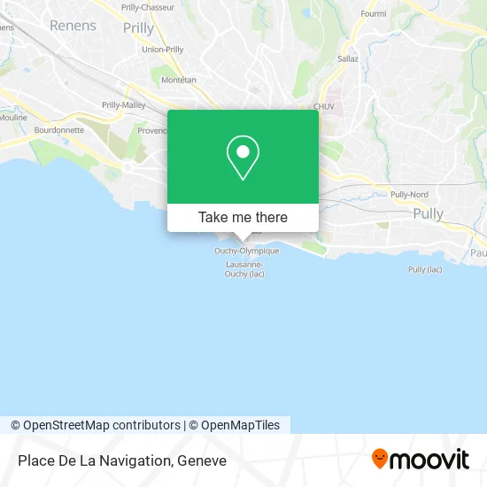 Place De La Navigation map