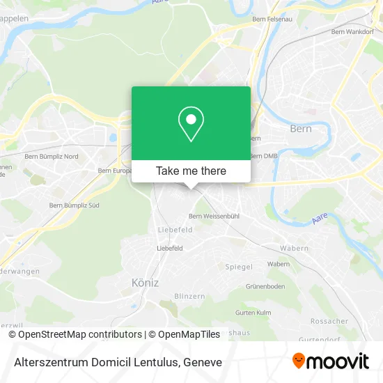 Alterszentrum Domicil Lentulus map