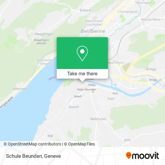 Schule Beunden map