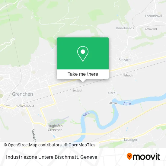 Industriezone Untere Bischmatt plan