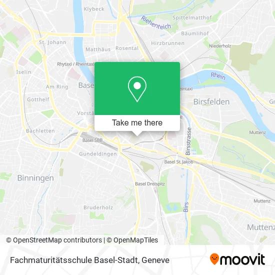 Fachmaturitätsschule Basel-Stadt map