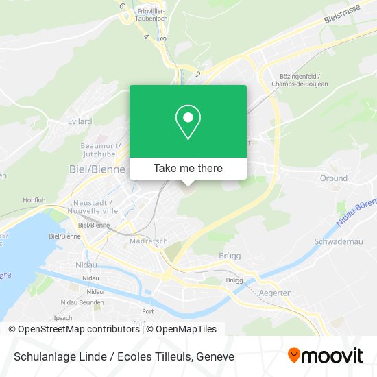 Schulanlage Linde / Ecoles Tilleuls plan