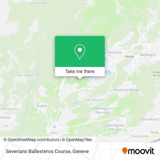 Severiano Ballesteros Course map