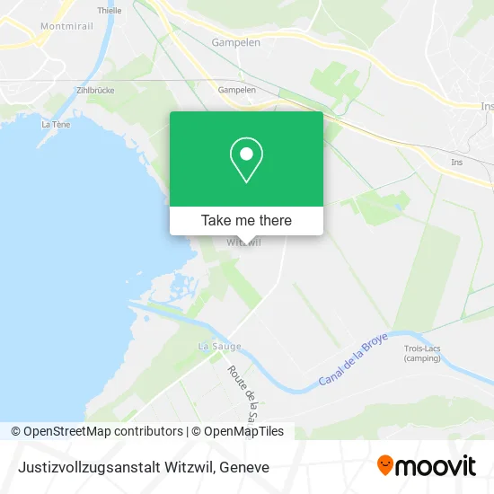 Justizvollzugsanstalt Witzwil map