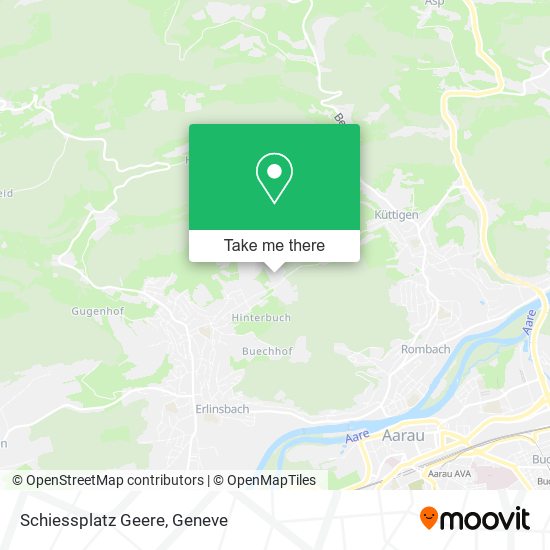 Schiessplatz Geere map