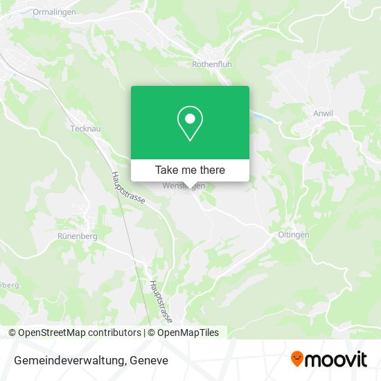 Gemeindeverwaltung map