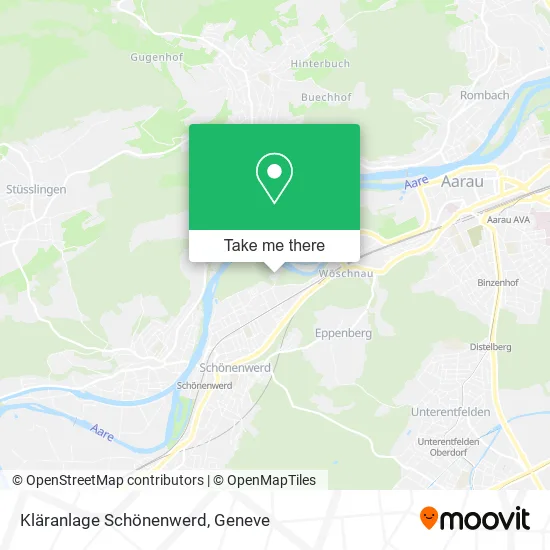Kläranlage Schönenwerd map