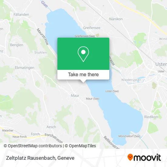 Zeltplatz Rausenbach map