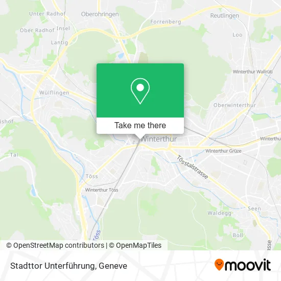 Stadttor Unterführung map