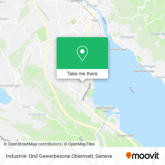 Industrie- Und Gewerbezone Obermatt map
